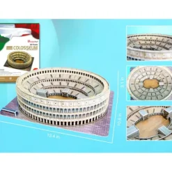 Toys-131 Piece 3D Puzzle Model Kit - Roman Colosseum Puzzle - Your Source for Gaming Essentials