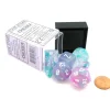 Dice-7 Piece Polyhedral DnD Nebula Dice Set with Luminary - Wisteria with White - Your Source for Gaming Essentials
