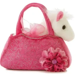 Toys-7" Pony Pet Carrier Fancy Pal Purse Plush Stuffed Animal - Your Source for Gaming Essentials