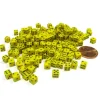 Dice-200 Six Sided D6 5mm .197 Inch Die Small Tiny Mini Miniature Yellow Dice - Your Source for Gaming Essentials