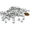 Dice-200 Six Sided D6 5mm .197 Inch Die Small Tiny Mini Miniature White Dice - Your Source for Gaming Essentials