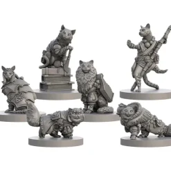 Board Games-Animal Adventures: Cats & Catacombs Questing Tooth & Claw Volume 2 (6 Figures) - Your Source for Gaming Essentials
