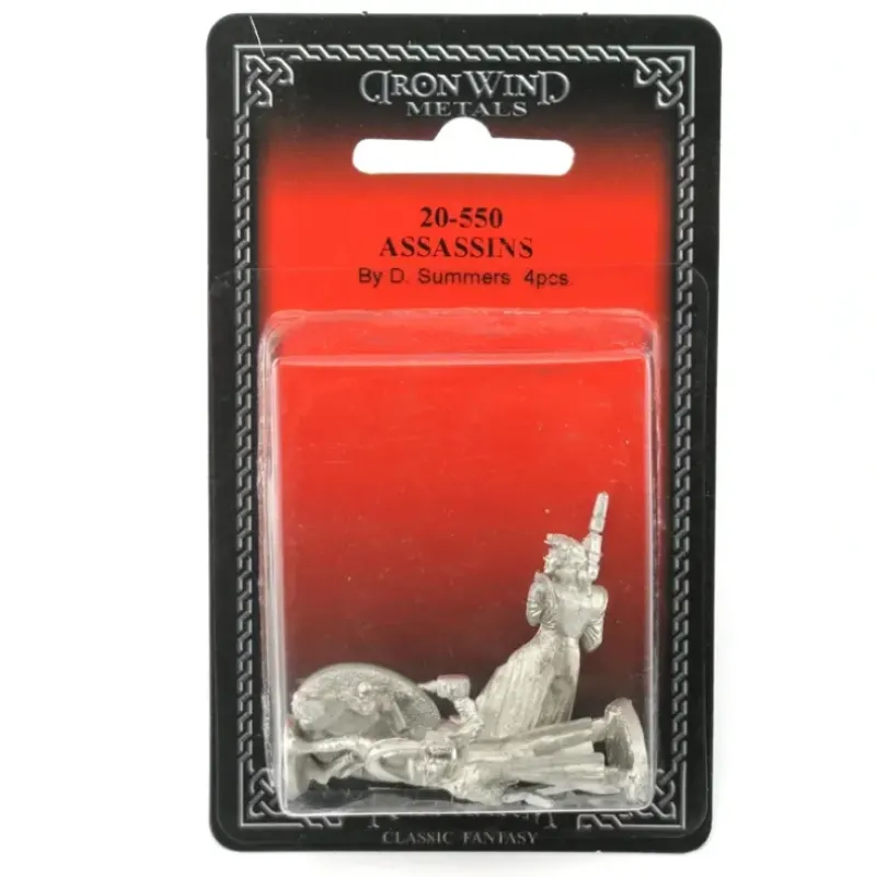 Assassins (4) #20-550 Shadowrun RPG Metal Ral Partha Figure - Your Source for Gaming Essentials Best