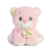 Toys-Aurora World Soft Precious Moments Plush - Charlie Bear Pink Small - Your Source for Gaming Essentials