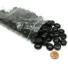 Board Games-Bag of 100 Glass Stones Game Markers - Black - Your Source for Gaming Essentials