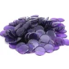 Board Games-Bag of 250 Plastic 19mm Round Sorting Chip Gaming Accessory - Purple - Your Source for Gaming Essentials