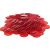 Board Games>Bag of 250 Plastic 19mm Round Sorting Chip Gaming Accessory - Red - Your Source for Gaming Essentials