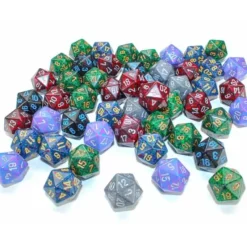 Dice-Bag of 50 Speckled Menagerie #3 - D20 Chessex Dice - Your Source for Gaming Essentials