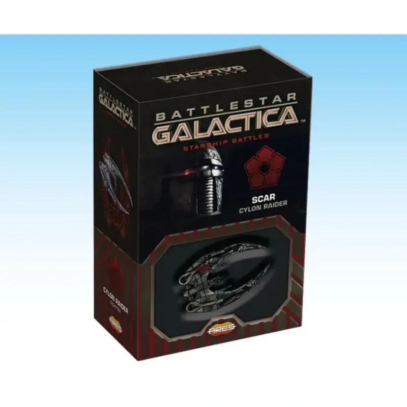 Board Games-Battlestar Galactica Starship Battles - Spaceship Pack Scar's Cylon Raider - Your Source for Gaming Essentials