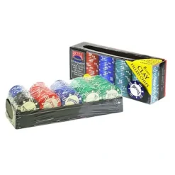 Cards-Bicycle 8 Gram 100 Count 2-Color Clay Chips with Tray - Your Source for Gaming Essentials