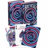Cards-Bicycle Hypnosis V2 Blue & Pink Playing Cards - 1 Deck - Your Source for Gaming Essentials