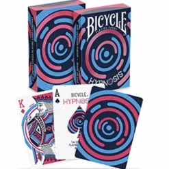 Cards-Bicycle Hypnosis V2 Blue & Pink Playing Cards - 1 Deck - Your Source for Gaming Essentials