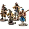 Blood & Plunder: English Freebooters Unit (4 Pieces) Unpainted Metal Miniature - Your Source for Gaming Essentials Best