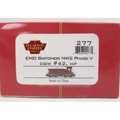 Hot Broadway Limited 277 HO Chicago Great Western Diesel EMD NW2 Phase V #42 - Your Source for Gaming Essentials Trains