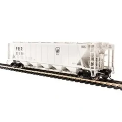Hot Broadway Limited 4089 HO PRR Class H32 5-Bay Covered Hopper Set A (Pack of 2) - Your Source for Gaming Essentials Trains