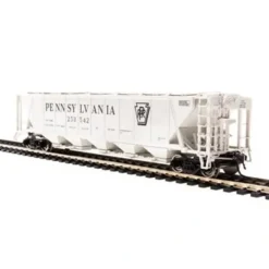 Clearance Broadway Limited 4086 HO PRR Class H32 5-Bay Covered Hopper Set A (Pack of 2) - Your Source for Gaming Essentials Trains
