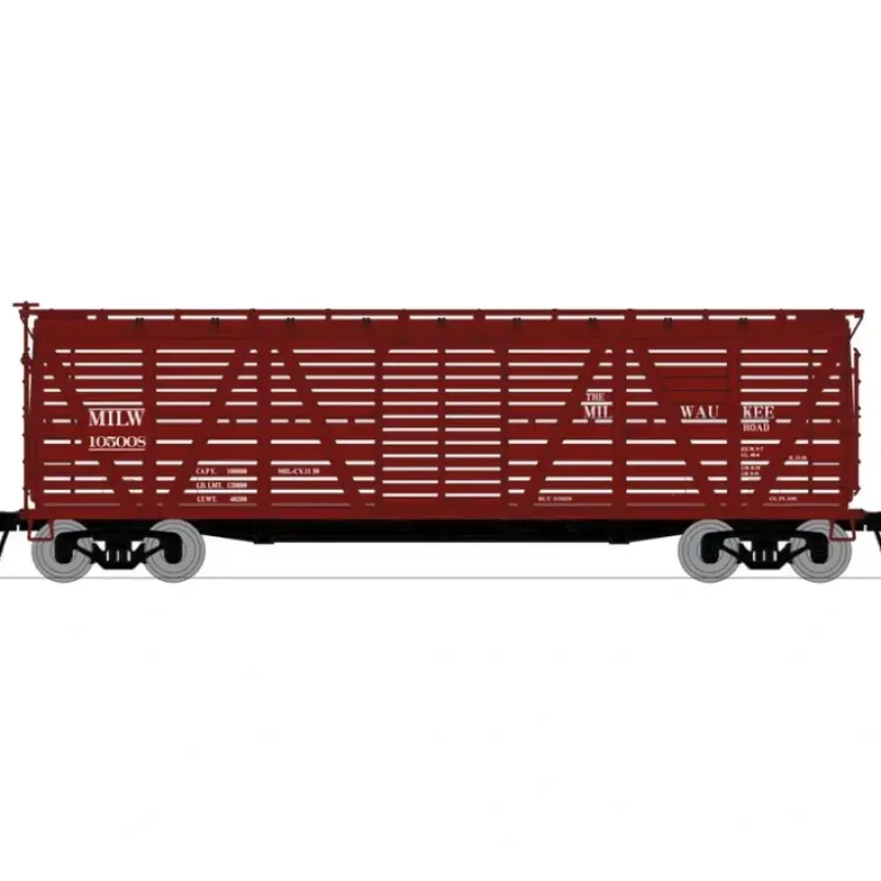 Best Broadway Limited 3353 N Milwaukee Road PRR K7 Stock Car with Cattle Sounds - Your Source for Gaming Essentials