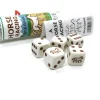 Dice>Brown Horse Racing Dice Game 5 Dice Set with Travel Tube and Instructions - Your Source for Gaming Essentials