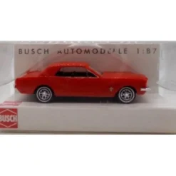 Best Busch 47550 1:87 Red Ford Mustang 1964 - Your Source for Gaming Essentials Trains