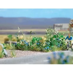 Clearance Busch 1262 HO Bachelor's Button Plants - Kit (120) - Your Source for Gaming Essentials Trains