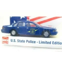 Clearance Busch 47674 HO Chevrolet Caprice Michigan State Police Car - Your Source for Gaming Essentials Trains