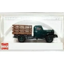 Busch 44011 HO Green Stakebed Dodge Power Wagon Heuerntewagen - Your Source for Gaming Essentials Trains