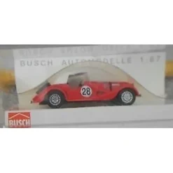 Sale Busch 47106 HO Red #28 Morgan Plus 8 Rallye - Your Source for Gaming Essentials Trains