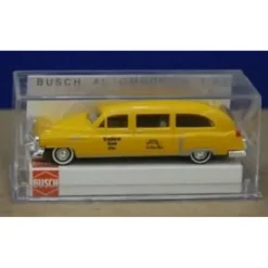 Sale Busch 43463 HO Scale Yellow Cab 52 Cadillac Taxi - Your Source for Gaming Essentials Trains