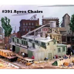 Campbell Scale Models 391 HO Ayres Chair Factory - Your Source for Gaming Essentials Trains