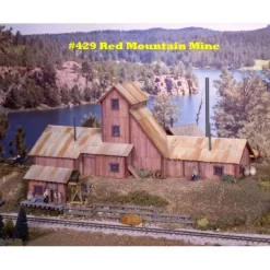 Clearance Campbell Scale Models 429 HO Red Mountain Mine Building Kit - Your Source for Gaming Essentials Trains