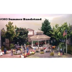 Outlet Campbell Scale Models 383 HO Summer Bandstand Kit - Your Source for Gaming Essentials Trains