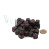 Dice>Case of 36 Deluxe Opaque Small 12mm Round Edge Dice - Black with Red Pips - Your Source for Gaming Essentials