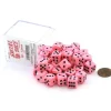 Dice>Case of 36 Deluxe Swirl Small 12mm Round Edge Dice - Pink with Black Pips - Your Source for Gaming Essentials