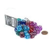 Dice>Case of 36 Deluxe Transparent Small 12mm Round Edge Dice - Assorted Colors - Your Source for Gaming Essentials