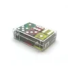 Dice>Case of 6 Large 19mm Transparent Non-Precision Dice - 2 Each of Green Red Yellow - Your Source for Gaming Essentials