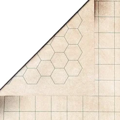 Board Games-Chessex Megamat - RPG Reversible Vinyl Mat 34.5" x 48" with 1" Squares/Hexes - Your Source for Gaming Essentials