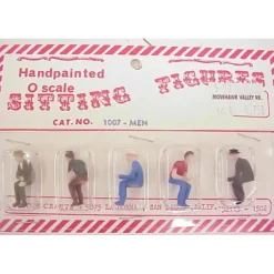 Sale Circus Craft 1007 O Assorted Sitting Men Figures (Set of 5) - Your Source for Gaming Essentials Trains
