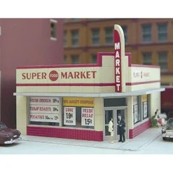 Best City Classics 114 HO Scale West End Market 3-7/8"W x 5-L1/8" x 2-3/8Building Kit - Your Source for Gaming Essentials Trains