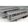 Hot Classic Metal Works 31104 HO Mini Metals Chicago Express 32'Trailers (Pack of 2) - Your Source for Gaming Essentials Trains
