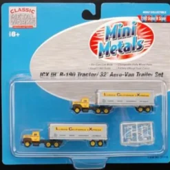 Sale Classic Metal Works 51115 N Mini Metals ICX IH R-190 Tractor/Aero-Van Trailers - Your Source for Gaming Essentials Trains