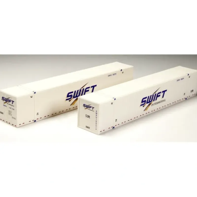 Best Sale Con-Cor 0004-088019 HO Swift Intermodal 53' Rivet-Side Container (Pack of 2) - Your Source for Gaming Essentials