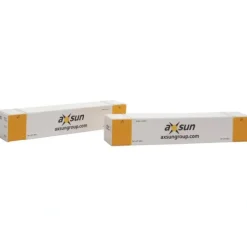 Con-Cor 453015 N Axsun Containers Monon 53' Rivet-Side Container #2 (Pack of 2) - Your Source for Gaming Essentials Trains