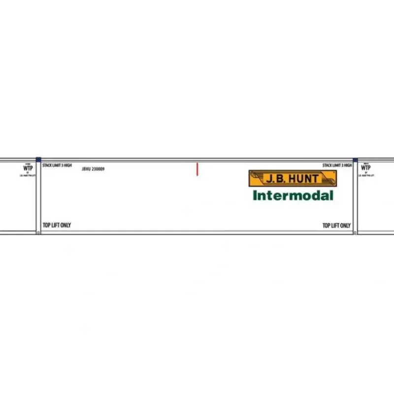 Outlet Con-Cor 453018 N JB Hunt Monon 53' Rivet-Side Container #1 (Pack of 2) - Your Source for Gaming Essentials Trains
