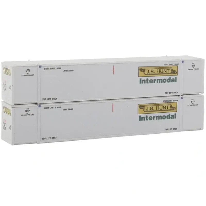 Hot Con-Cor 453019 N JB Hunt Monon 53' Rivet-Side Container #2 (Pack of 2) - Your Source for Gaming Essentials Trains
