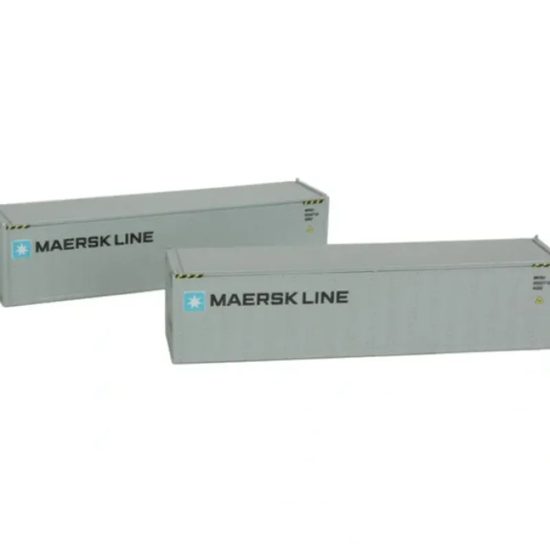 Clearance Con-Cor 443020 N Maersk Line 40' Hi-Cube Container #2 (Pack of 2) - Your Source for Gaming Essentials Trains