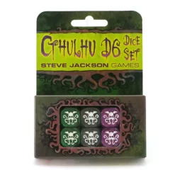 Dice>Cthulhu Pearlized D6 Dice Set - 6 Pieces - Your Source for Gaming Essentials