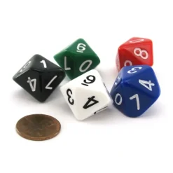 Dice>D10 Skew Dice - Choose Your Color - Your Source for Gaming Essentials