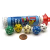 Dice>D20 Zee Dice Game - 5 D20 19mm Dice with Travel Tube and Instructions - Your Source for Gaming Essentials