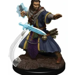 Tabletop Miniatures-D&D Icons of the Realms Premium Figure, Painted Miniature: (W5) Human Wizard Male - Your Source for Gaming Essentials
