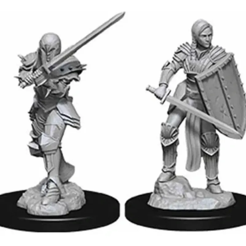 Tabletop Miniatures-D&D Nolzur's Marvelous Unpainted Miniatures (W9) Female Human Fighter - Your Source for Gaming Essentials